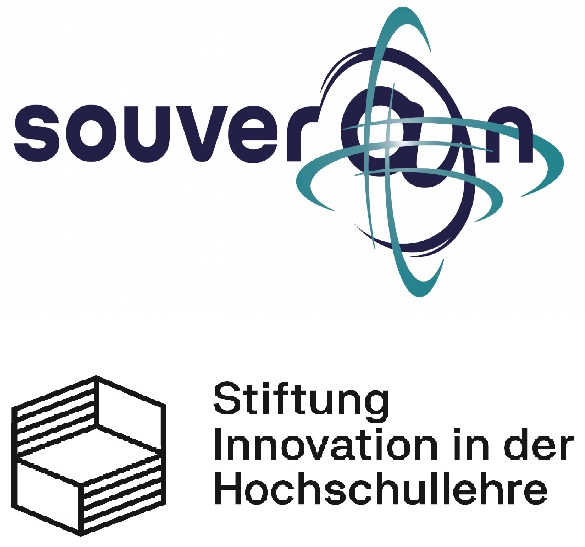[Translate to English:] Logo Souver@n und Stiftung Innovation in der Hochschullehre
