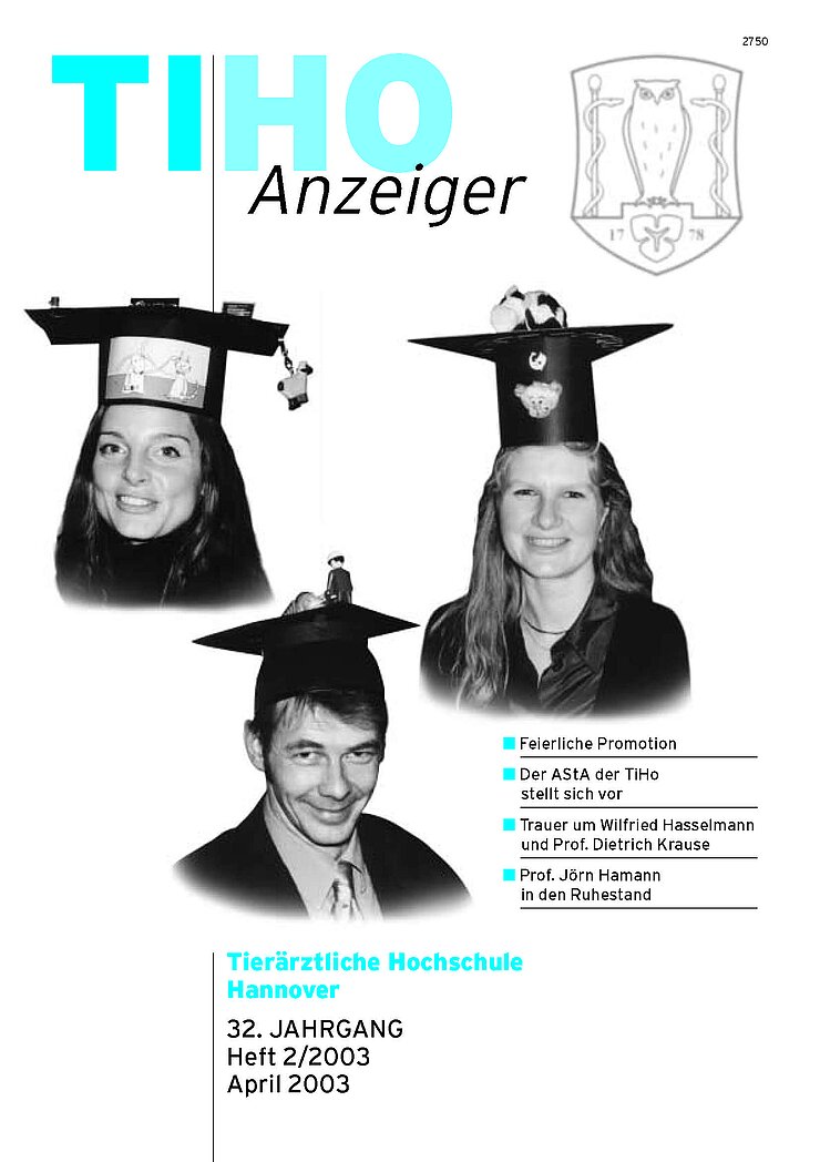 TiHo-Anzeiger 02/2003, Titelseite