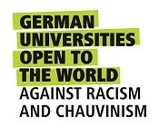 Logo German Universities against racism