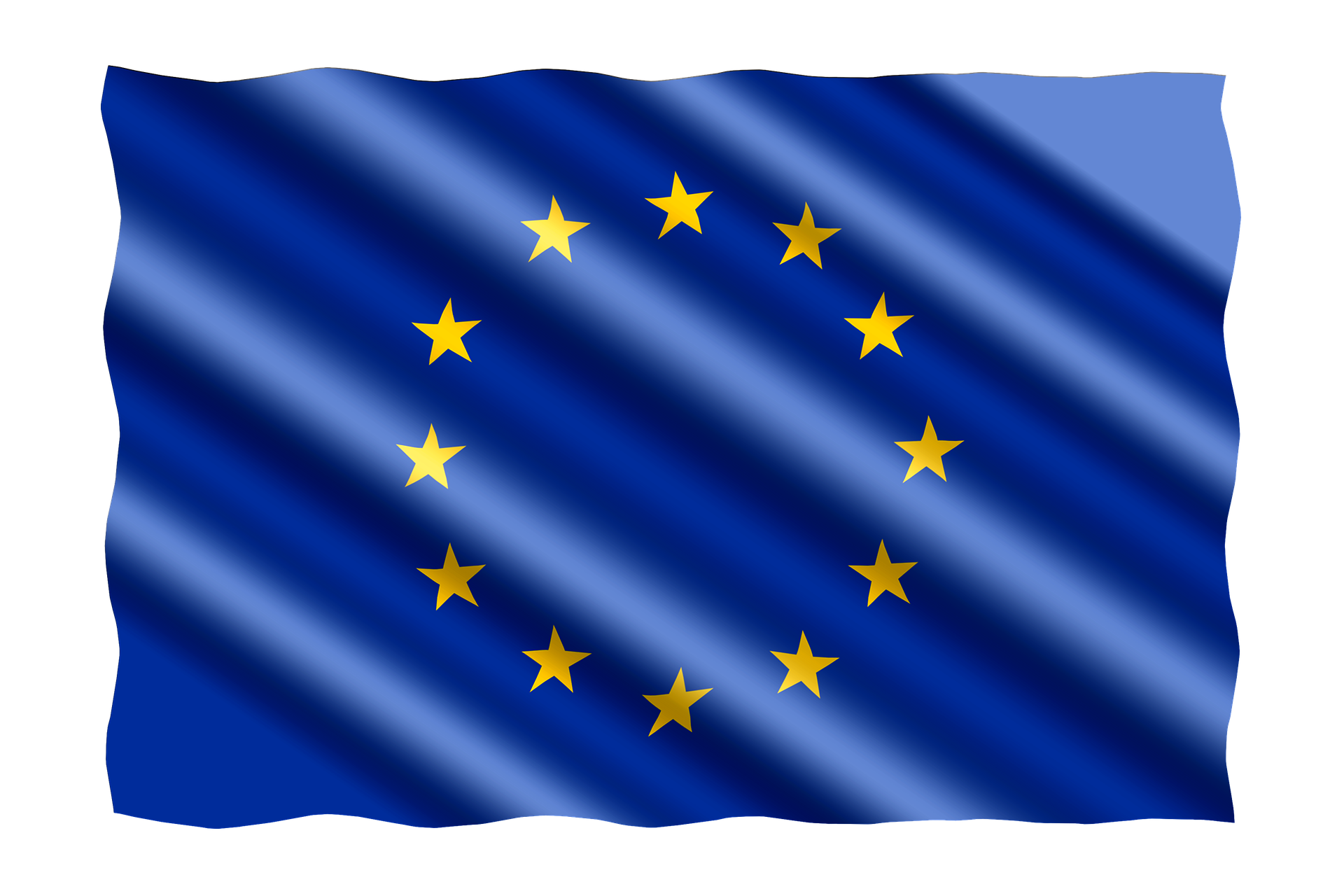 EU-Fahne im Wind