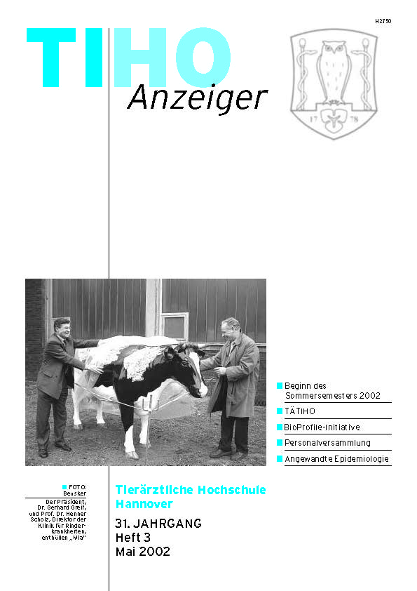 TiHo-Anzeiger 03/2002, Titelseite