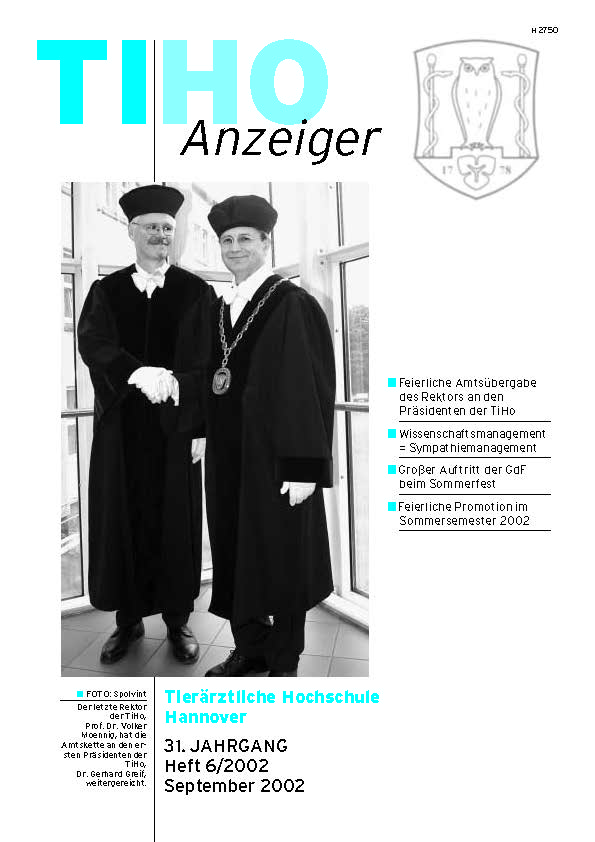 TiHo-Anzeiger 06/2002, Titelseite