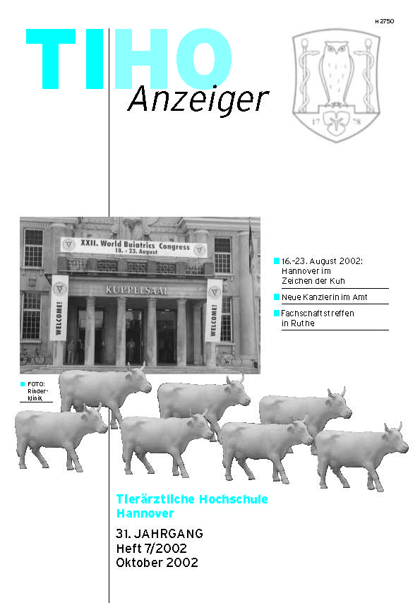 TiHo-Anzeiger 07/2002, Titelseite