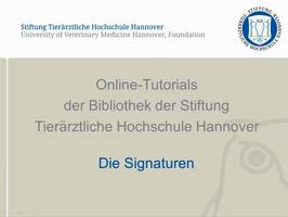 Online-Tutorial: Die Signaturen