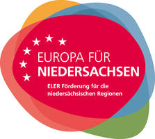 Logo: Europa für Niedersachsen. ELER Förderung für die niedersächsischen Regionen
