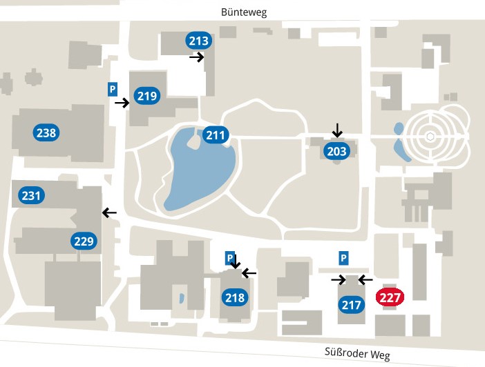 TiHo Lageplan Gebäude 227