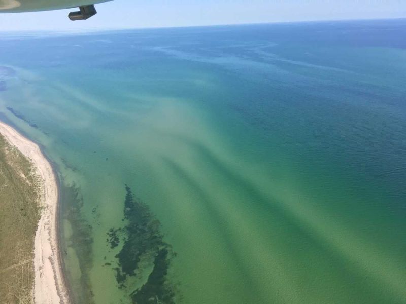 Aerial view of the Baltic Sea coastline