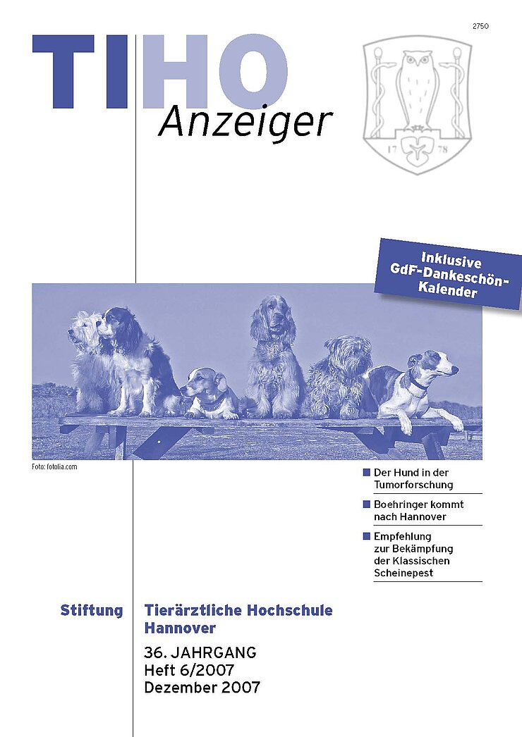 TiHo-Anzeiger 06/2007, Titelseite