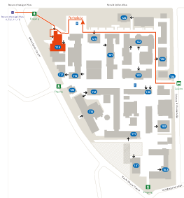 Lageplan des Clinical Skills Labs