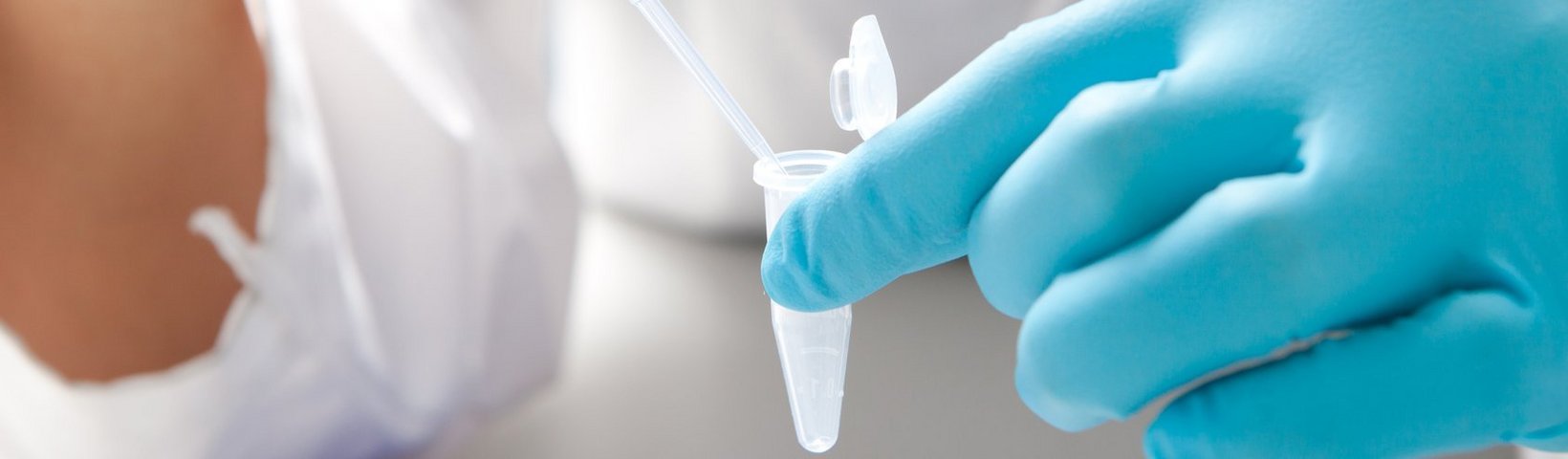 Pipettiervorgang in Eppendorfgefäß