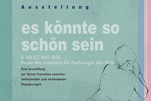 Ankündigung der Ausstellung "Es könnte so schön sein"