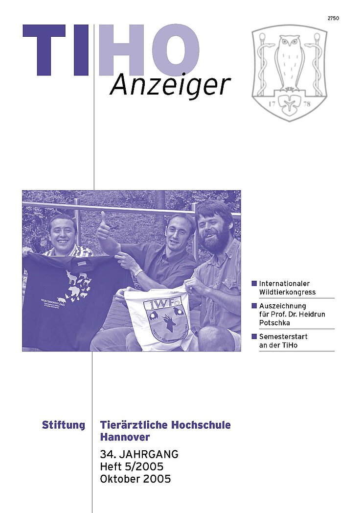 TiHo-Anzeiger 05/2005, Titelseite