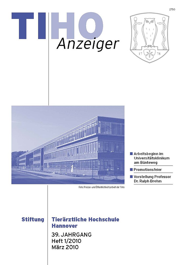 TiHo-Anzeiger 01/2010, Titelseite