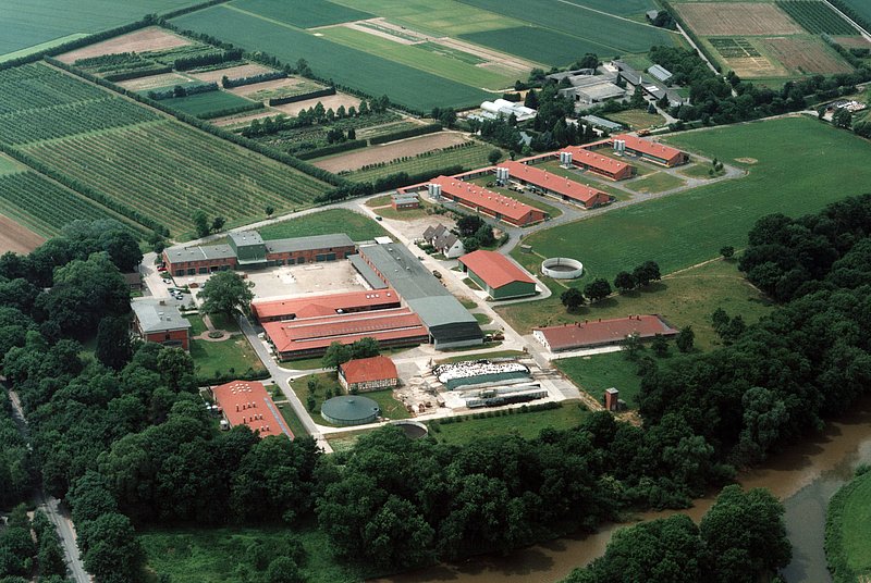 Luftbildaufnahme Lehr- und Forschungsgut Ruthe