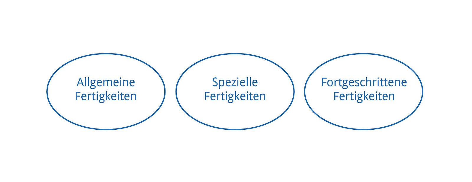 Abstufungen der klinisch-praktischen Fertigkeiten im Clinical Skills Lab