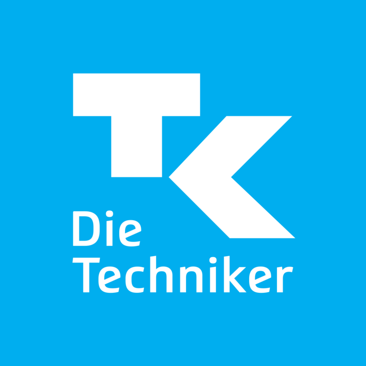 Blaues Logo der Techniker Krankenkasse