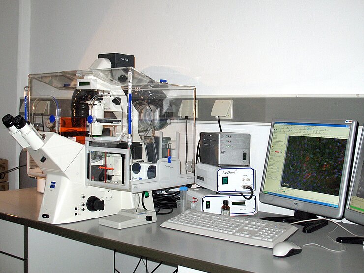 Fotografie des Live-Cell-Imaging-Systems