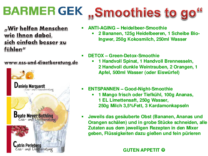 Rezept Smoothy
