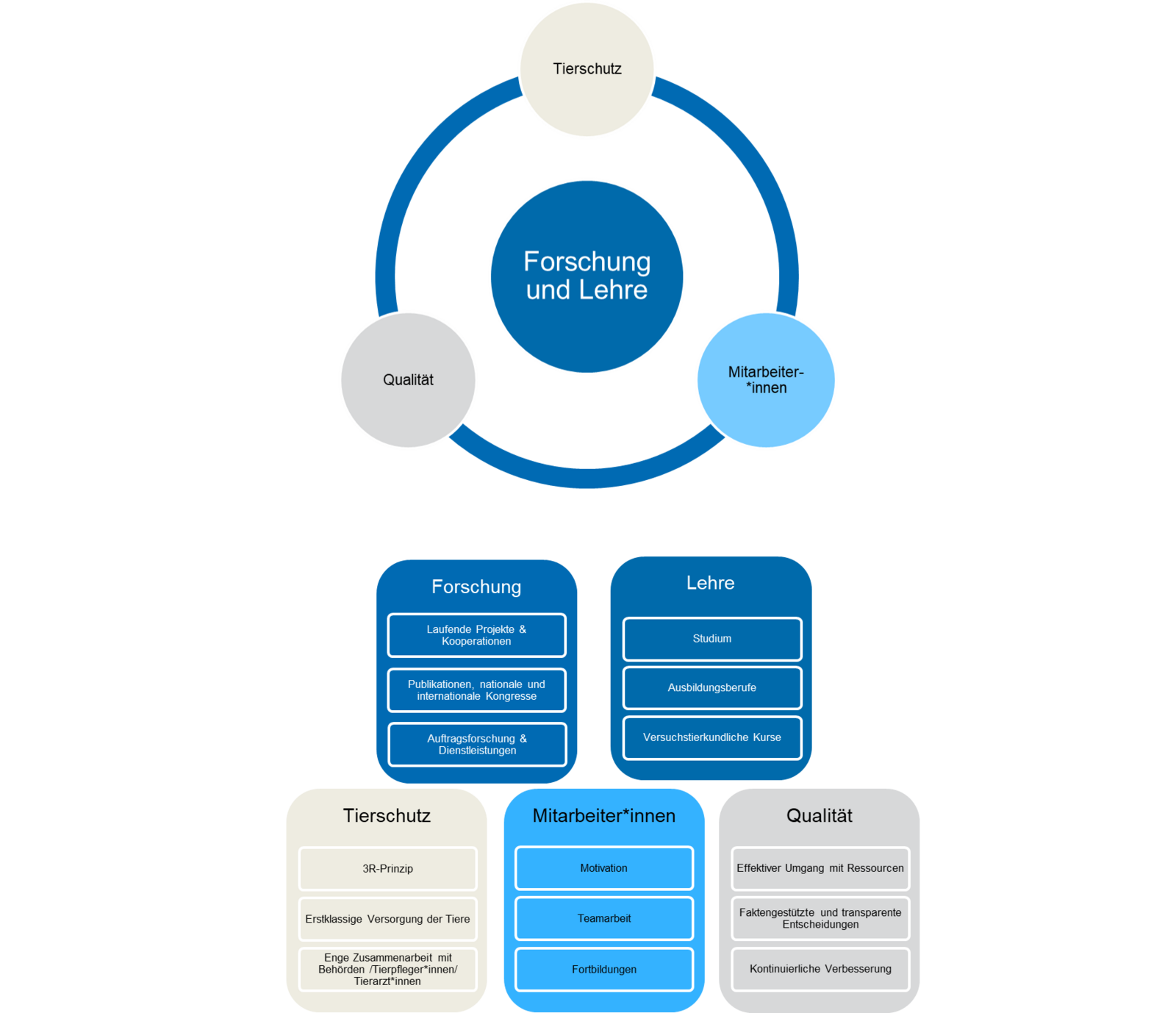 Schematische Darstellung Ziele