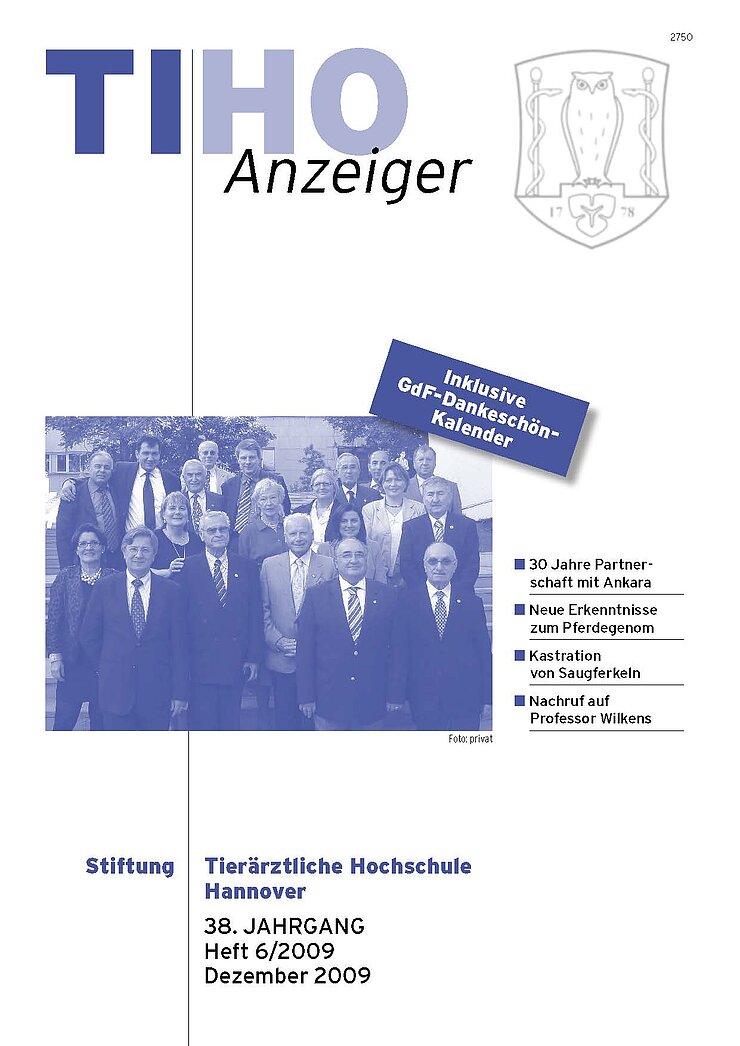 TiHo-Anzeiger 06/2009, Titelseite