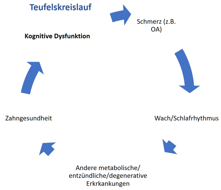 Teufelskreis kognitive Dysfunktion