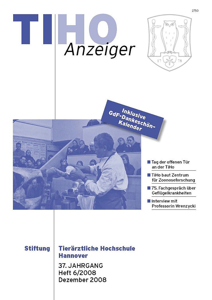 TiHo-Anzeiger 06/2008, Titelseite