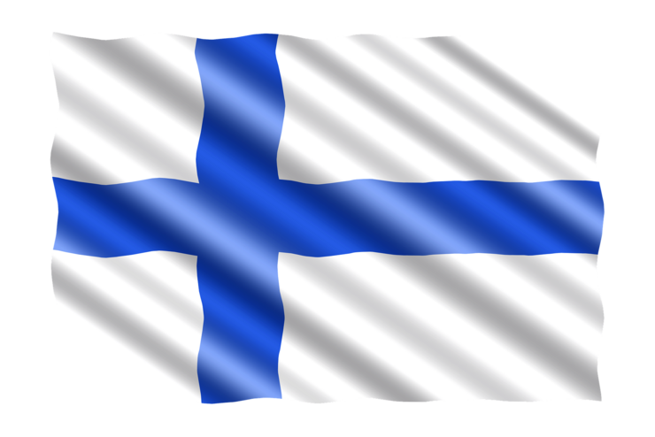 Flagge von Finnland