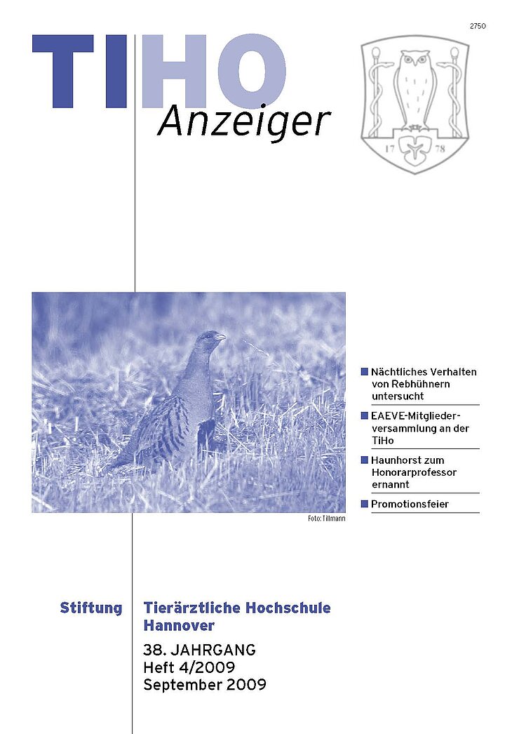 TiHo-Anzeiger 04/2009, Titelseite