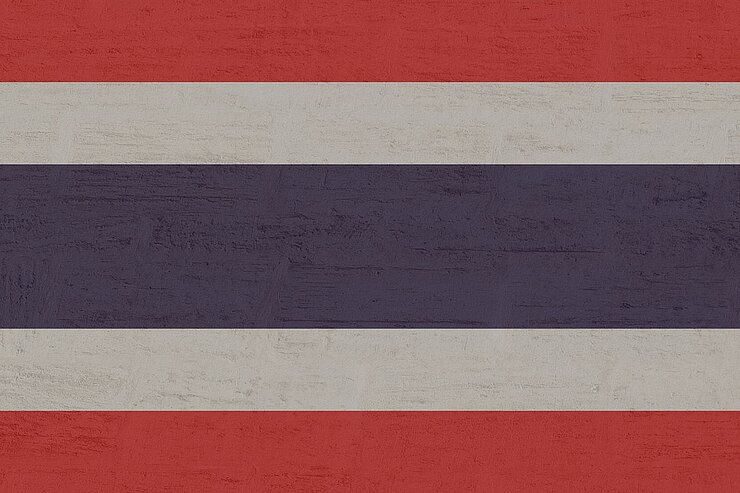Flagge von Thailand