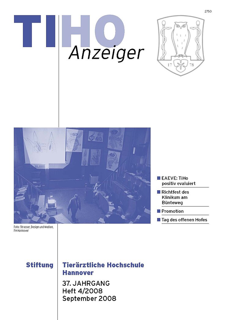 TiHo-Anzeiger 04/2008, Titelseite