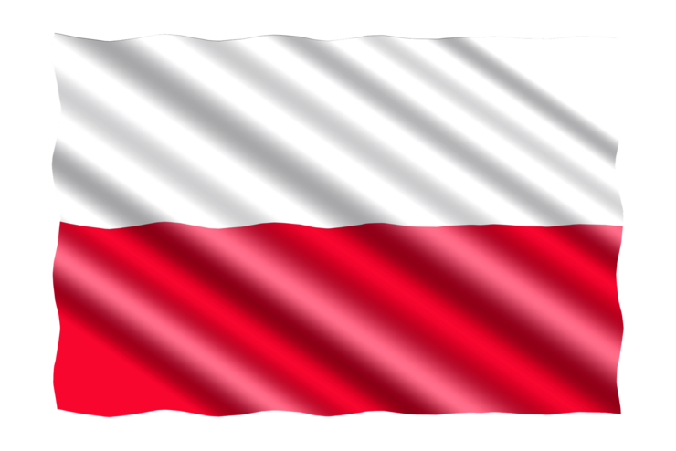 Flagge von Polen