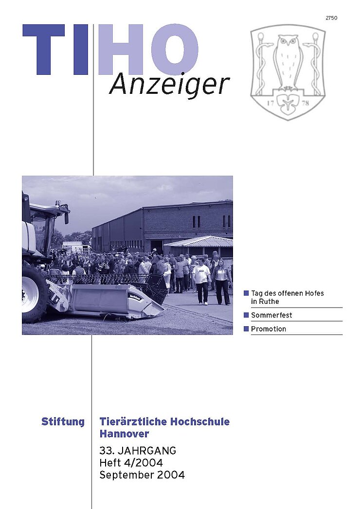 TiHo-Anzeiger 04/2004, Titelseite