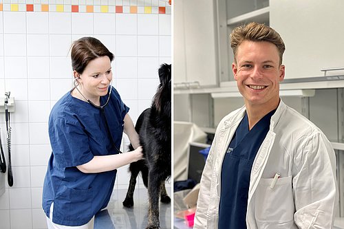 Fotocollage mit Dr. Verena Nerschbach und Dr. Volker Wilke