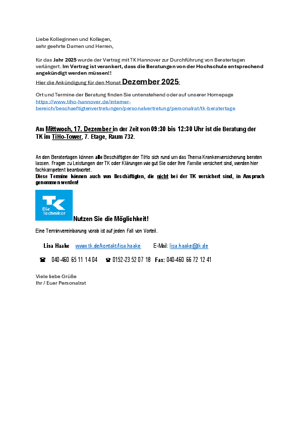 TK Beratung Dezember 2025