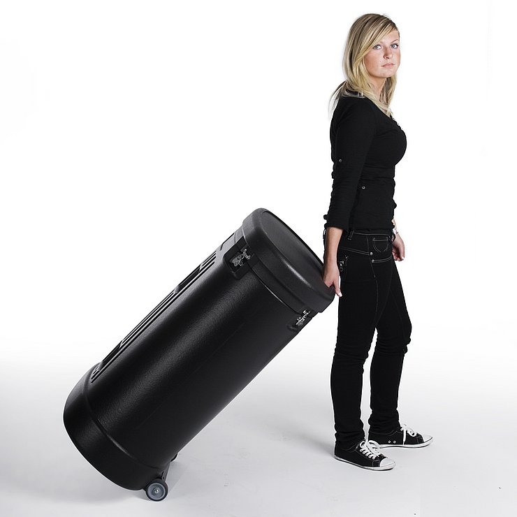 Transport des TiHo-Messestands