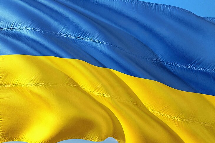 Flagge der Ukraine