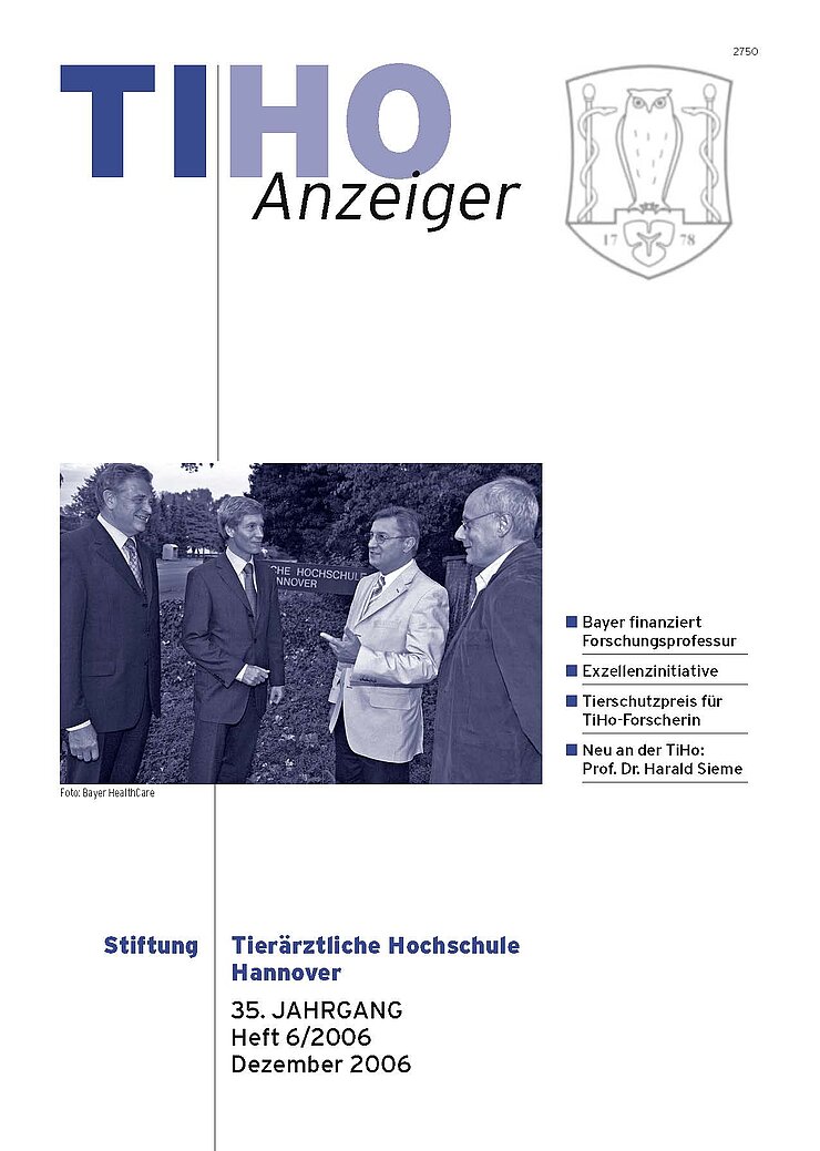 TiHo-Anzeiger 06/2006, Titelseite