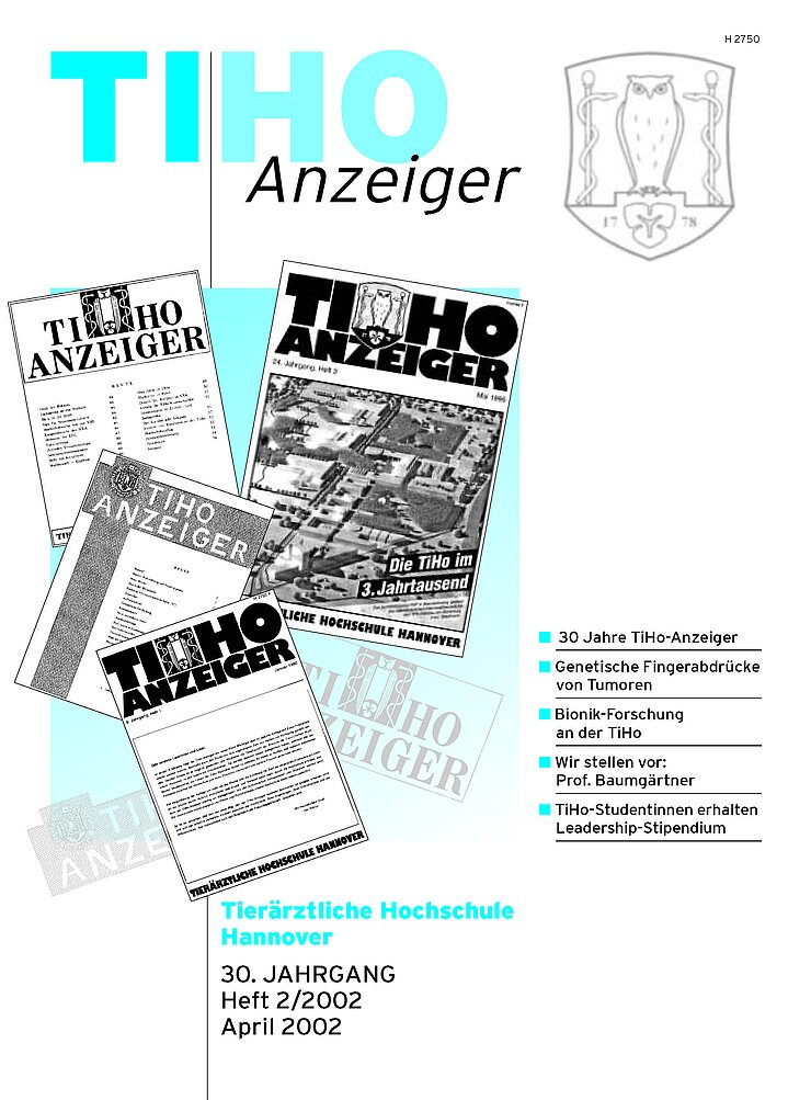 TiHo-Anzeiger 02/2002, Titelseite