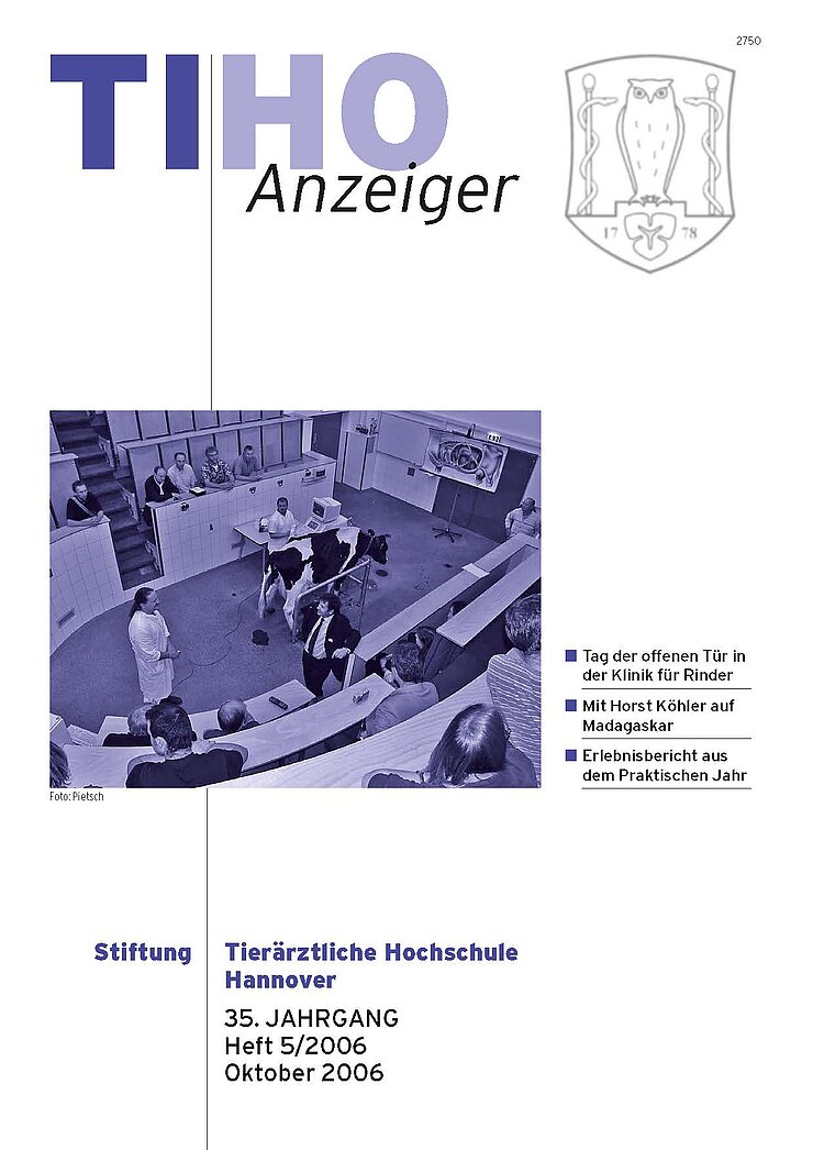 TiHo-Anzeiger 05/2006, Titelseite