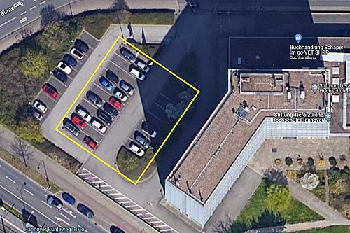 Luftbild TiHo-Tower Parkplätze