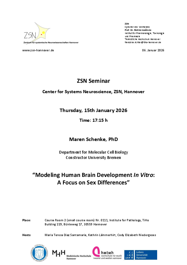 Invitation ZSN Seminar