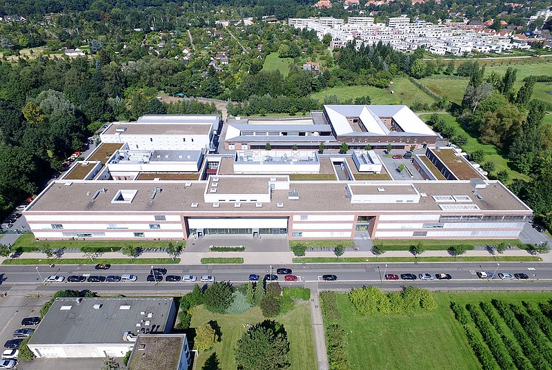 Luftbildaufnahme Klinikum am Bünteweg 