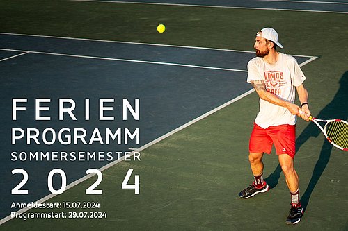 Tennisspieler auf dem Platz