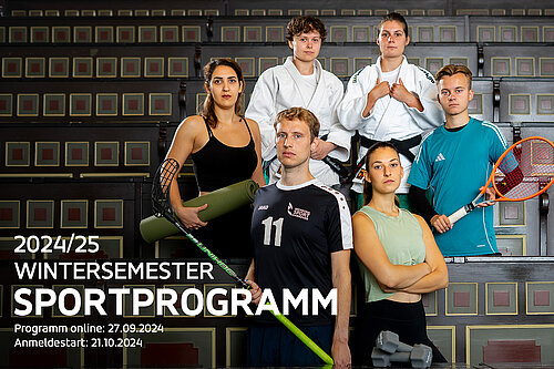 Sportlerinnen und Sportler auf einem Bild