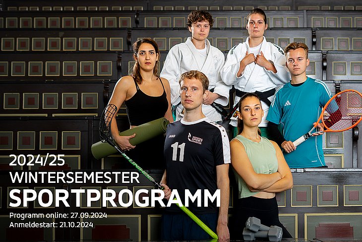 Sportlerinnen und Sportler auf einem Bild