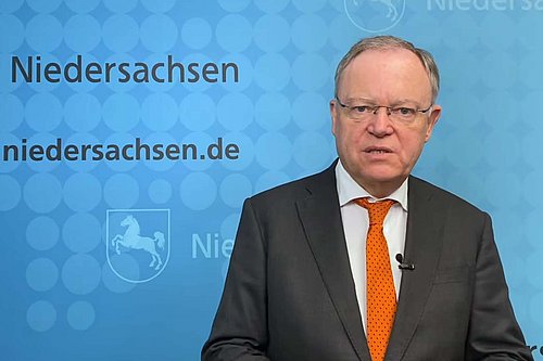 Screenshot Videobotschaft Stephan Weil