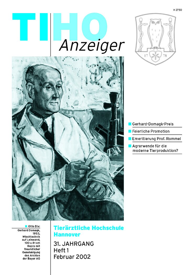 TiHo-Anzeiger 01/2002, Titelseite