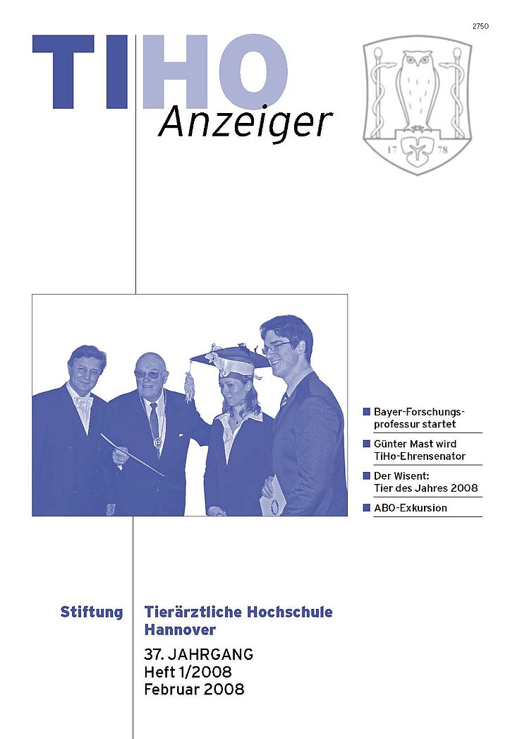 TiHo-Anzeiger 01/2008, Titelseite