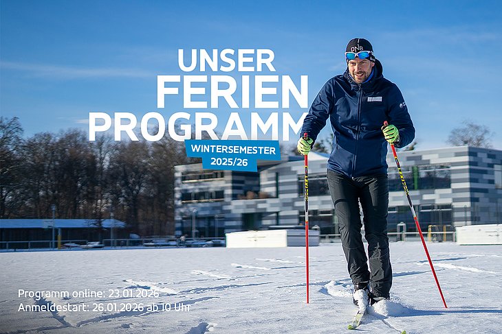 Langläufer im Schnee
