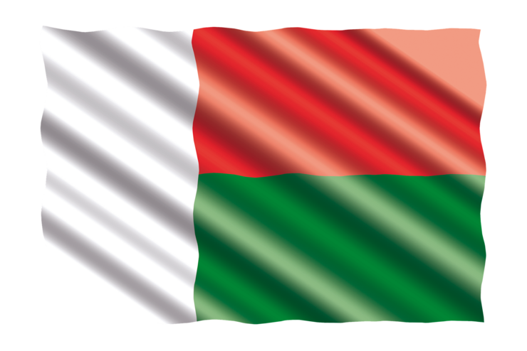 Flagge von Madagaskar